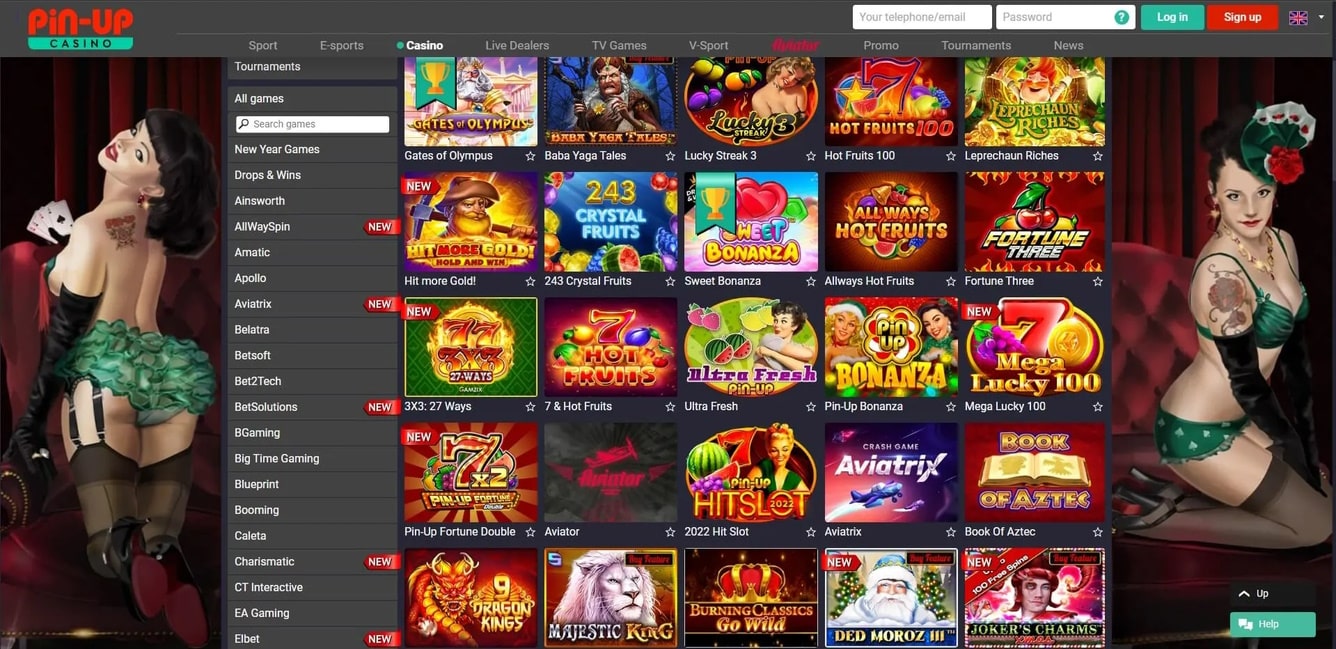 Pin-Up Casino - Emocionante y gratificante experiencia de juego en línea